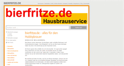 Desktop Screenshot of bierfritze.de