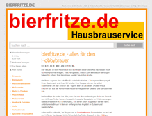 Tablet Screenshot of bierfritze.de